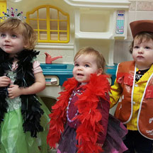 Nursery children dress up