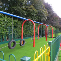 Outdoor facilities at Caego Day Nursery