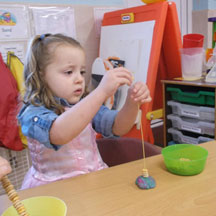Child art class