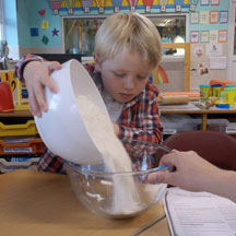 Child playing at Caego Day Nursery