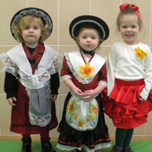 St David’s Day dress up at Caego Day Nursery