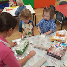 Outdoor play area at Caego Day Nursery